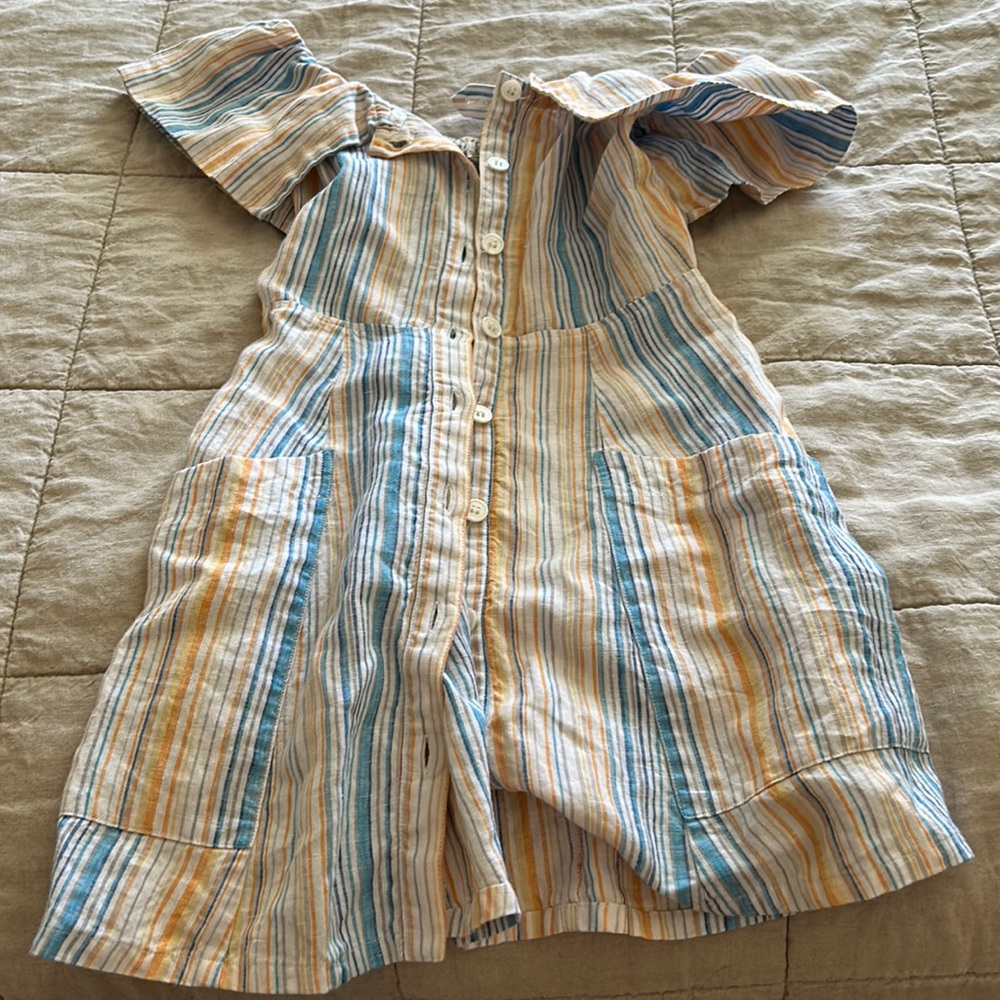 Reformation off shoulder linen dress